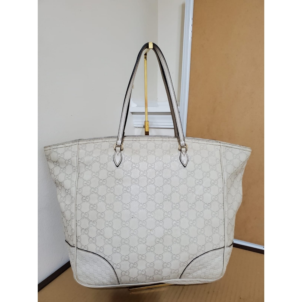 GucciGuccissima Medium Bree Tote Off White - Picture 3 of 10